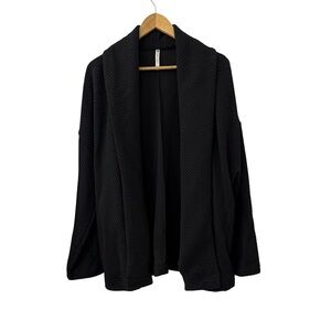 Fabletics Black Chevron Cardigan